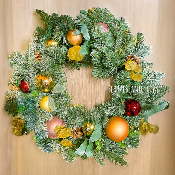 Colorful Ornament Wreath