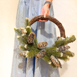 Rustic Pinecone Wreath