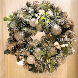 Silver Christmas Wreath Singapore