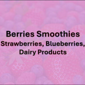 Homemade Berries Smoothies