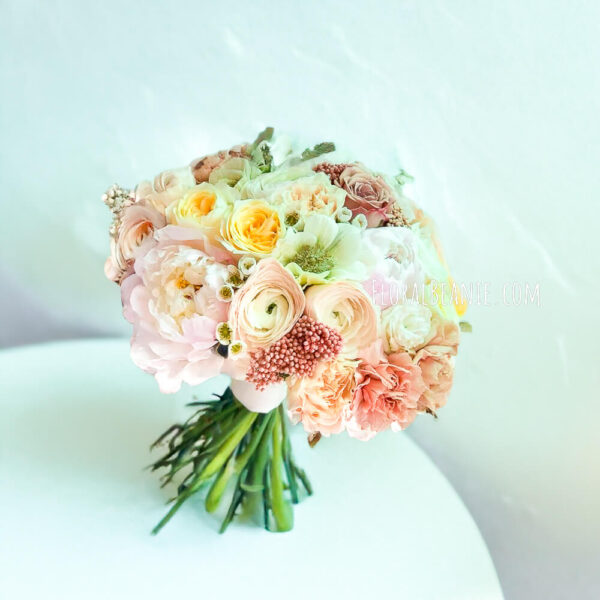 Champagne Tone Bridal Bouquet