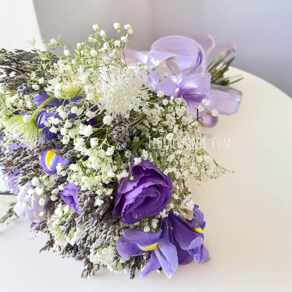 Purple Bridal Bouquet