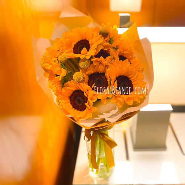 Sunflower Bouquet in Vase